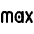 Max Logo Icon from Plump Line Set