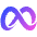 Meta Logo Icon from Plump Gradient Set