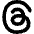 Meta Thread Logo Icon from Core Solid Set