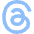 Meta Thread Logo Icon from Sharp Flat Set