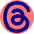 Meta Thread Logo Icon from Sharp Pop Set