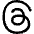 Meta Thread Logo Icon from Core Line Set