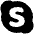 Skype Logo Icon from Plump Solid Set