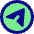Telegram Logo Icon from Core Pop Set