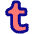 Tumblr Logo Icon from Plump Pop Set