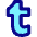 Tumblr Logo Icon from Core Pop Set