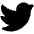 Twitter Logo Icon from Plump Solid Set | Free Download as SVG Vector and Transparent PNG | Streamline icons