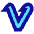 Vimeo Logo Icon from Sharp Pop Set
