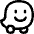Waze Logo Icon from Flex Line Set