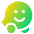 Waze Logo Icon from Plump Gradient Set