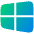 Windows Logo Icon from Plump Gradient Set