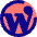 Wordpress Logo Icon from Core Pop Set
