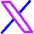 X Twitter Logo Icon from Flex Neon Set