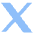X Twitter Logo Icon from Sharp Flat Set
