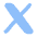 X Twitter Logo Icon from Plump Flat Set