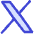 X Twitter Logo Icon from Flex Duo Set