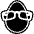 Egghead Icon from Simple Icons Set