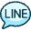 Line App Logo Icon from Ultimate Duotone - Free Set