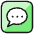 Messages Logo Icon from Ultimate Colors - Free Set