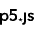 P5dotjs Icon from Simple Icons Set