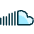 Soundcloud Logo Icon from Ultimate Duotone - Free Set