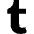 Tumblr Icon from Simple Icons Set