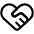 Hand Shake Heart icon - Free transparent PNG, SVG. No sign up needed.