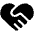 Hand Shake Heart Icon from Ultimate Bold Set