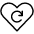 Heart Love Reload icon - Free transparent PNG, SVG. No sign up needed.