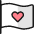 Love It Flag Icon from Ultimate Colors Set