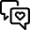 Chat Conversation Love Romance Talk Icon from Ultimate Regular Set