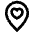 Heart Pin Icon from Atlas Line Set