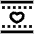 Heart Video Icon from Atlas Line Set