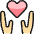 Love Heart Hands Hold 3 icon - Free transparent PNG, SVG. No sign up needed.