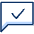 Bubble Chat Check Icon from Cyber Duotone - Free Set