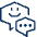 Bubble Chat Double Typing Smiley Face 1 Icon from Cyber Line - Free Set