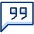 Bubble Chat Quote Icon from Cyber Duotone - Free Set