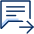 Bubble Chat Text Forward Icon from Cyber Duotone - Free Set