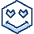 Smiley Love Icon from Cyber Duotone - Free Set