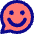 Chat Bubble Oval Smiley 1 Icon from Core Pop - Free Set