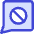 Chat Bubble Square Block icon - Free transparent PNG, SVG. No sign up needed.