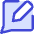 Chat Bubble Square Write icon - Free transparent PNG, SVG. No sign up needed.
