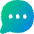 Chat Bubble Typing Oval Icon from Flex Gradient - Free Set