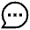 Chat Bubble Typing Oval Icon from Sharp Line - Free Set
