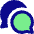 Chat Two Bubbles Oval Icon from Core Pop - Free Set