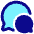 Chat Two Bubbles Oval Icon from Plump Pop - Free Set