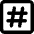 Hashtag Tag Channel Phone Number Icon from Micro Line - Free Set