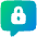 Lock Comment Security Icon from Plump Gradient - Free Set