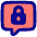 Lock Comment Security Icon from Plump Pop - Free Set