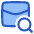 Mail Search Icon from Plump Duo - Free Set | Free Download as SVG Vector and Transparent PNG | Streamline icons